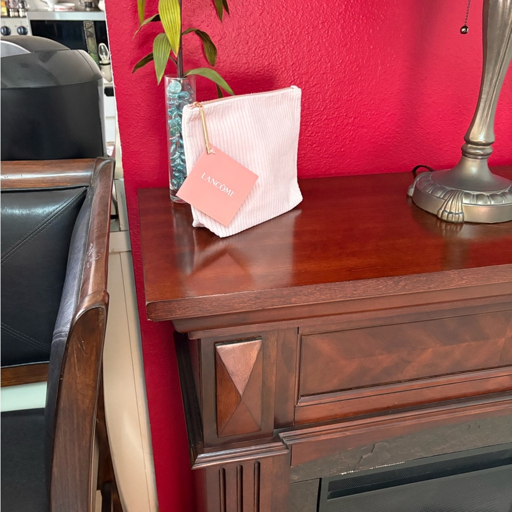 Lancome Ribbed Cosmetic Bag